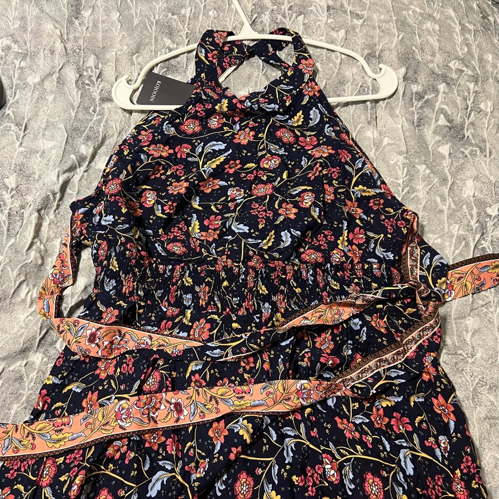 NWT Halter Top Open Back Sundress - XL